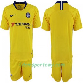 Koszulka Chelsea Dziecięcy Wyjazdowe Koszulki Piłkarskie 2018-2019 Krótki Rękaw